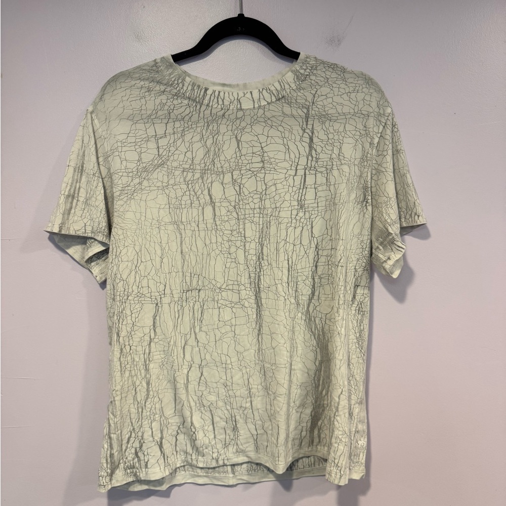 Lululemon Cream Crackle Pattern All‎ Yours Vitasea Top
